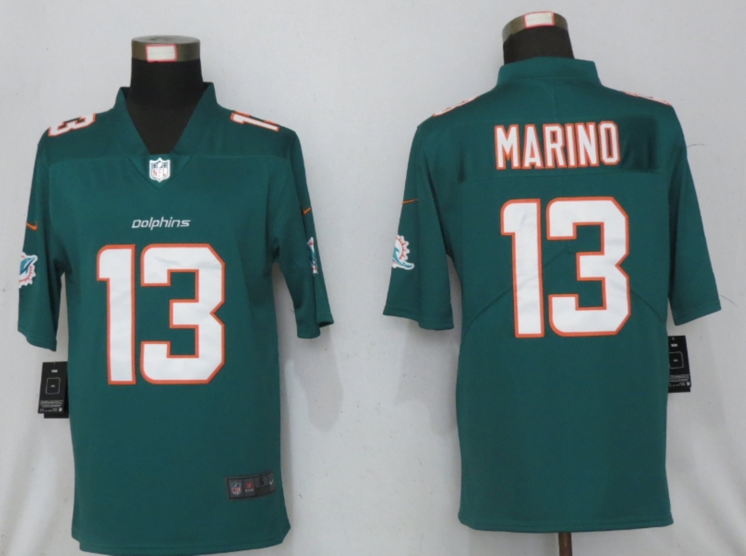 Men New Nike Miami Dolphins #13 Marino Green 2020 Vapor Limited Jersey->women nfl jersey->Women Jersey